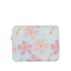 *14in Modern Hibiscus Laptop Case