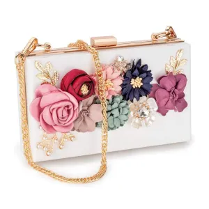 Acrylic Flower Clutch Unique Clutch