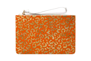 Aries Orange Clutch Bag