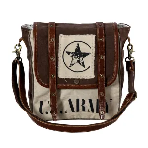 Army Motif Shoulder Bag