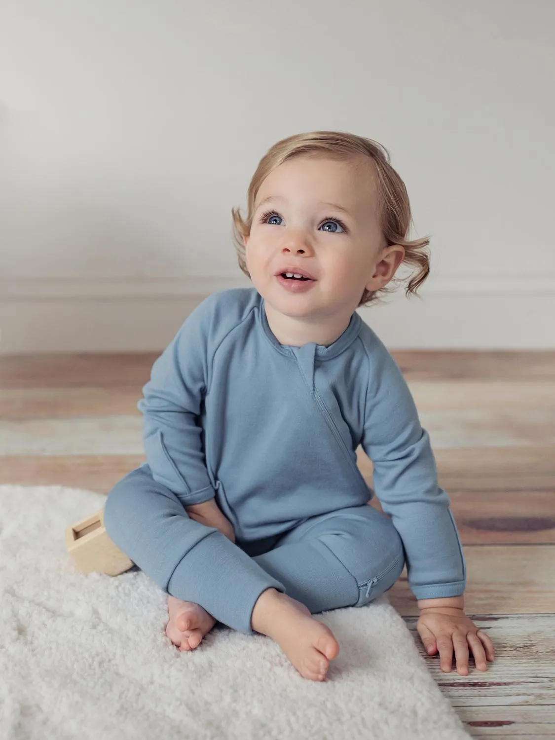 Baby Merino Zip Sleepsuit