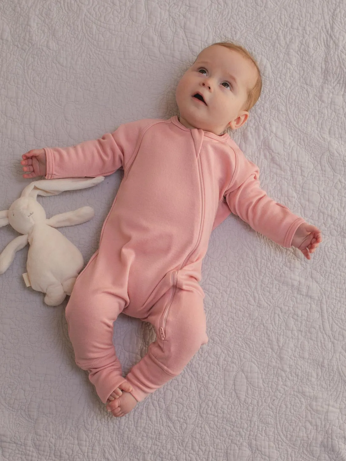 Baby Merino Zip Sleepsuit