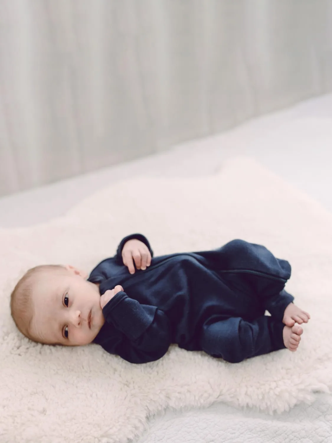 Baby Merino Zip Sleepsuit