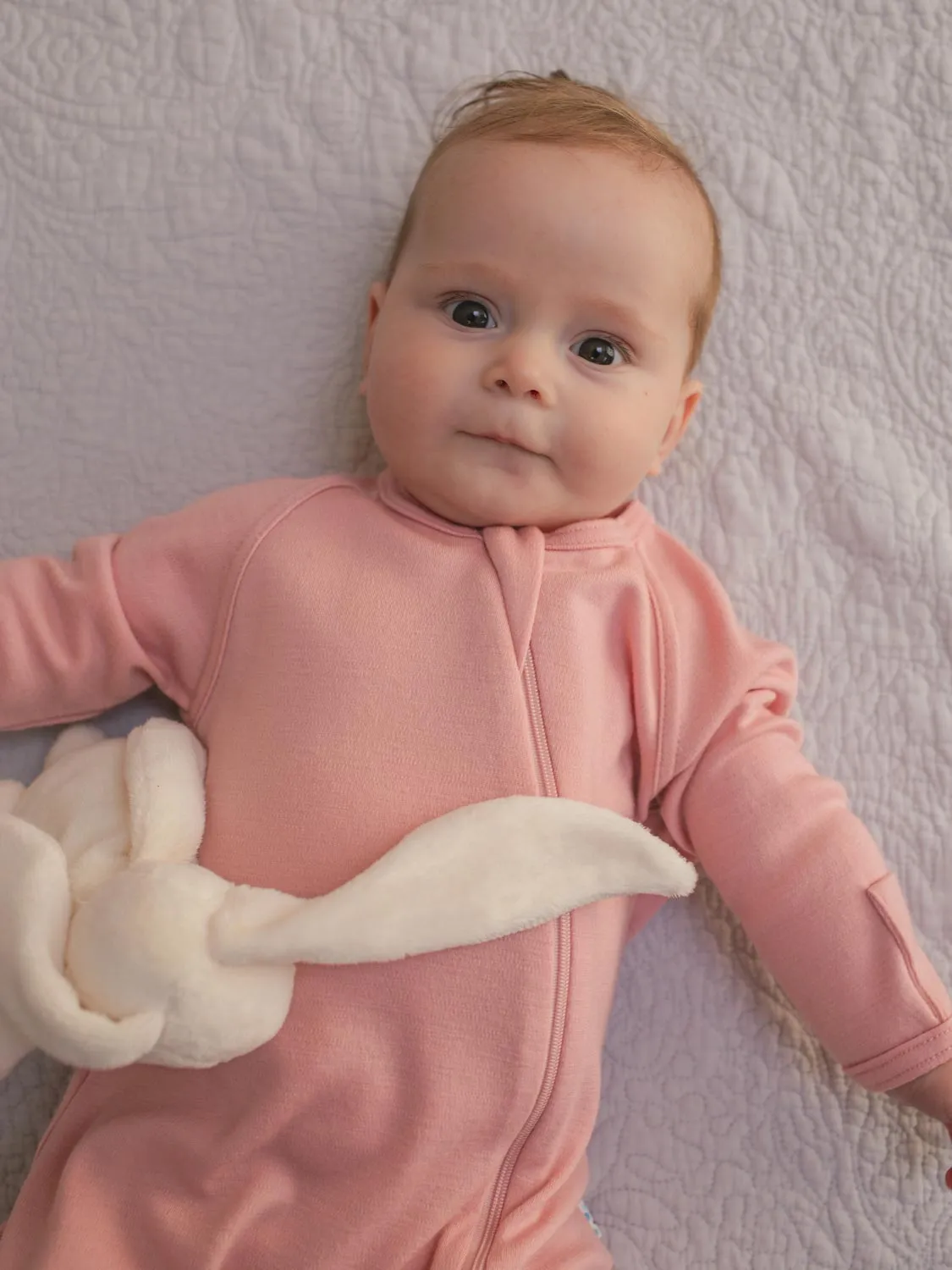 Baby Merino Zip Sleepsuit