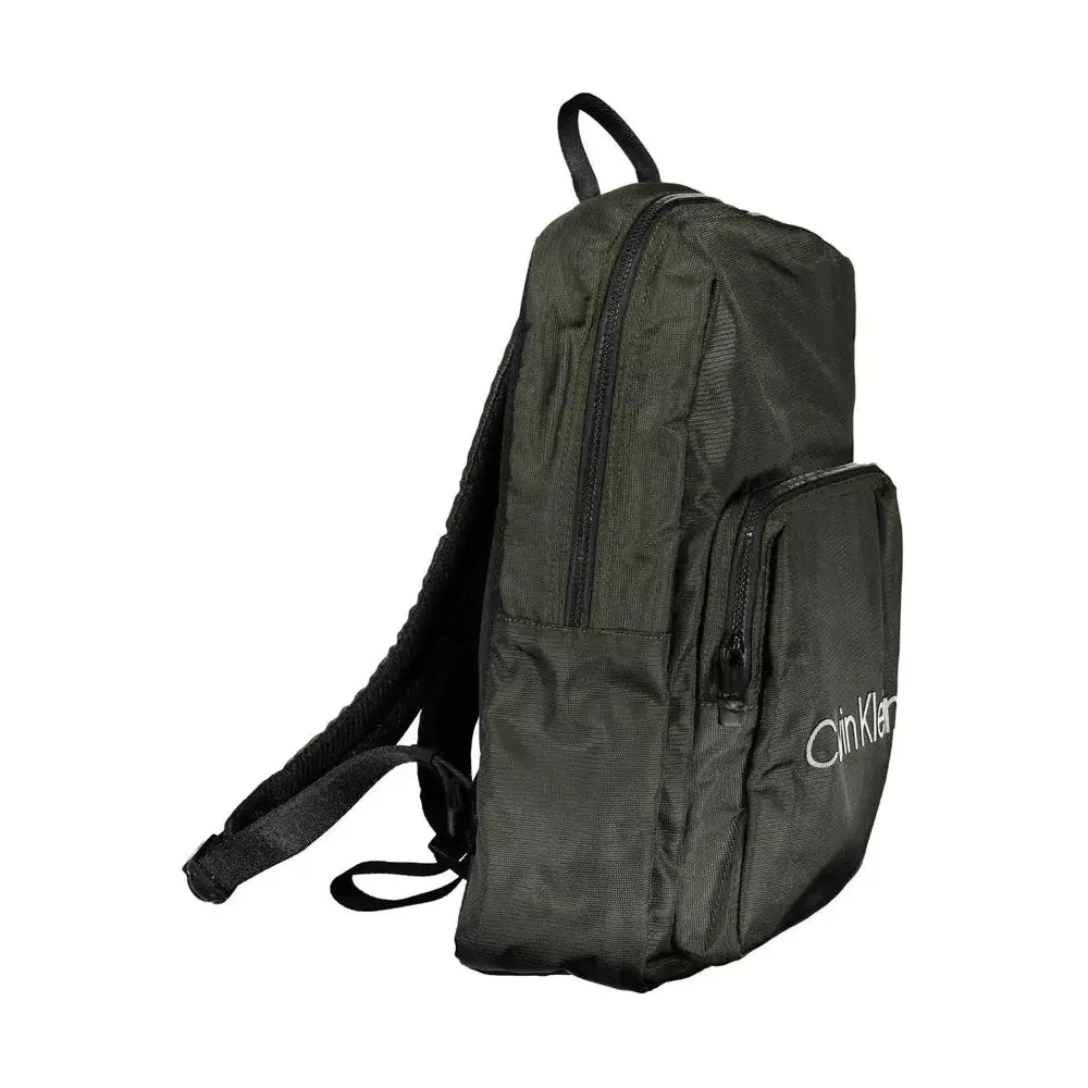 Calvin Klein Green Polyester Men Backpack