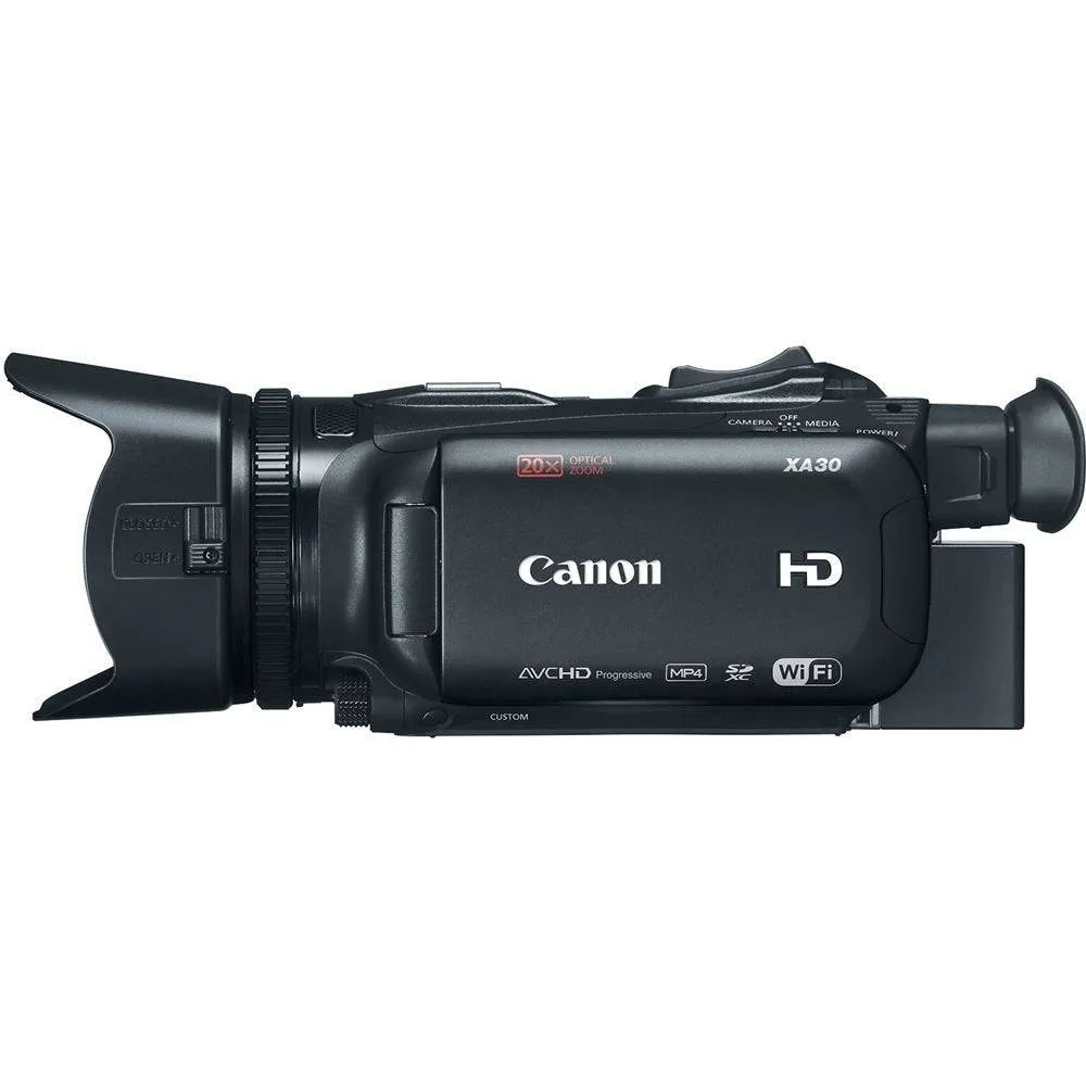 Canon XA30 HD Professional Video Camcorder   Essential Accessory Bundle Kit