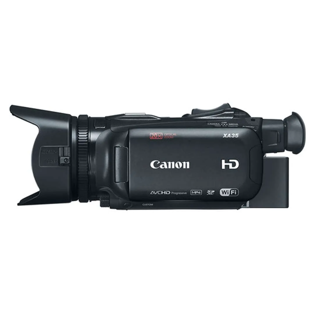 Canon XA35 Professional Camcorder with 64GB Memory Card Bundle