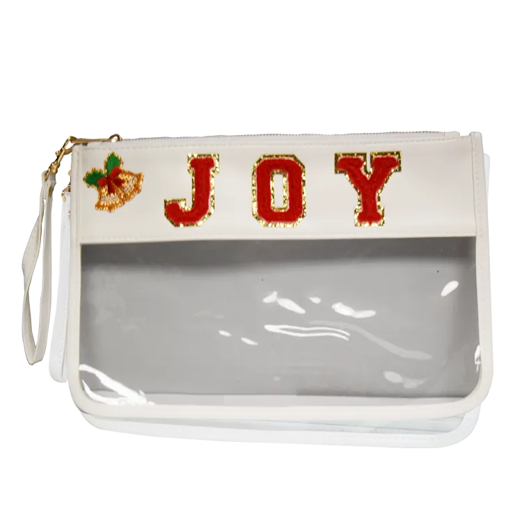 Clear Chenille Joy Bag