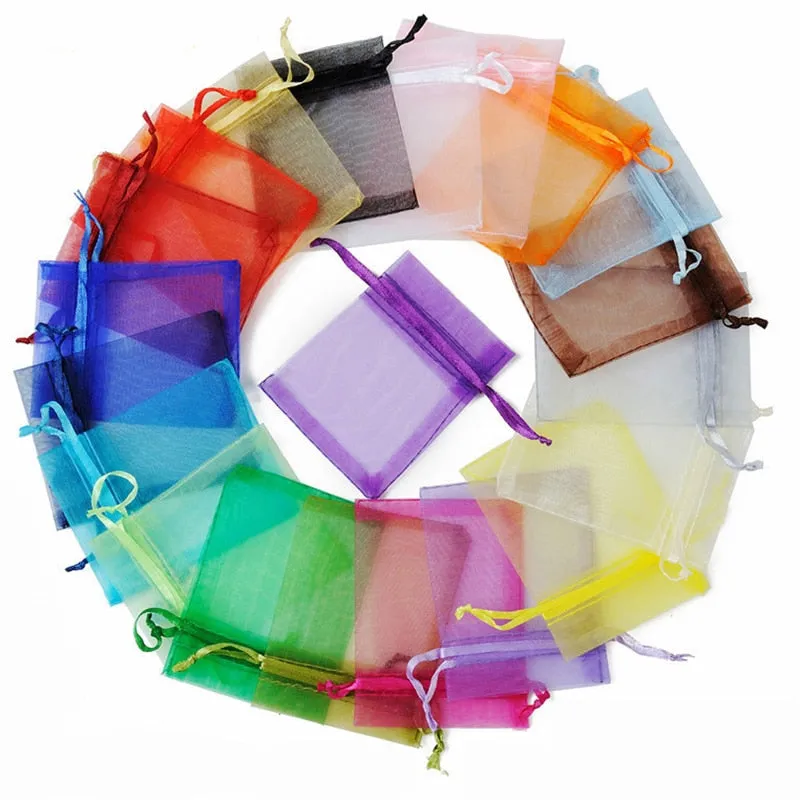 Colorful Transparent Organza Bags