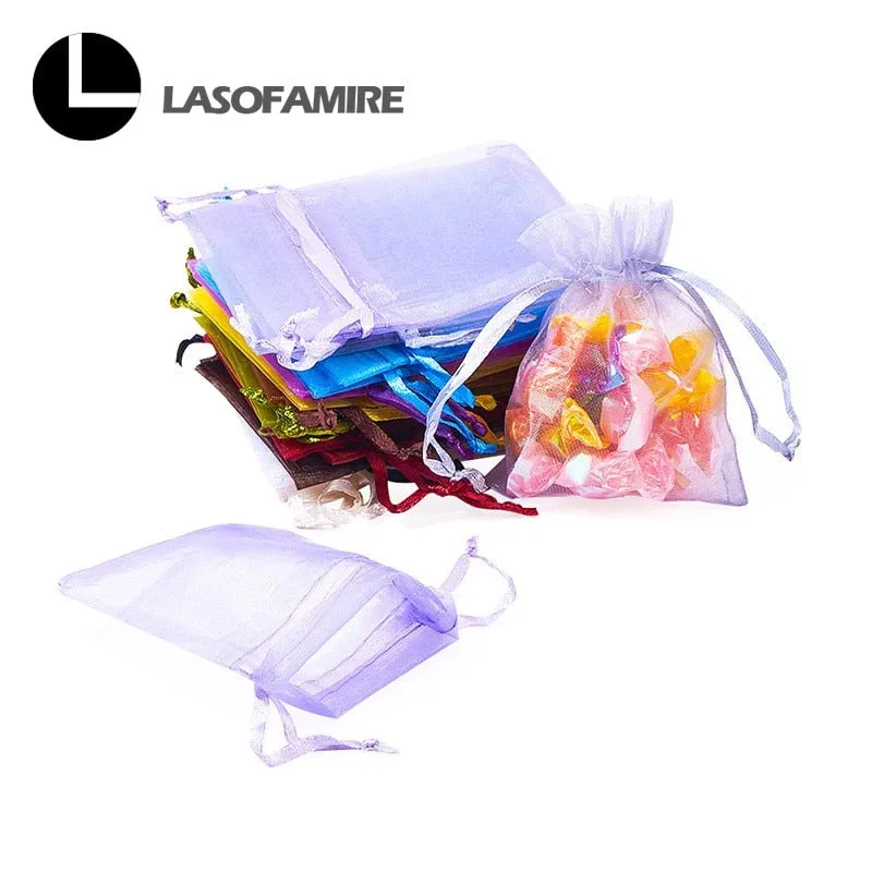 Colorful Transparent Organza Bags