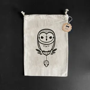 Cotton Bag . Barn Owl