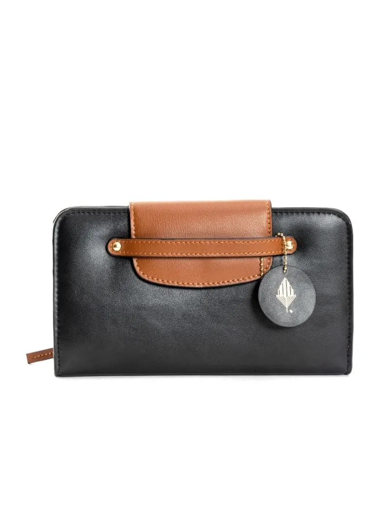 Cybele - black & gingerbread slingbag