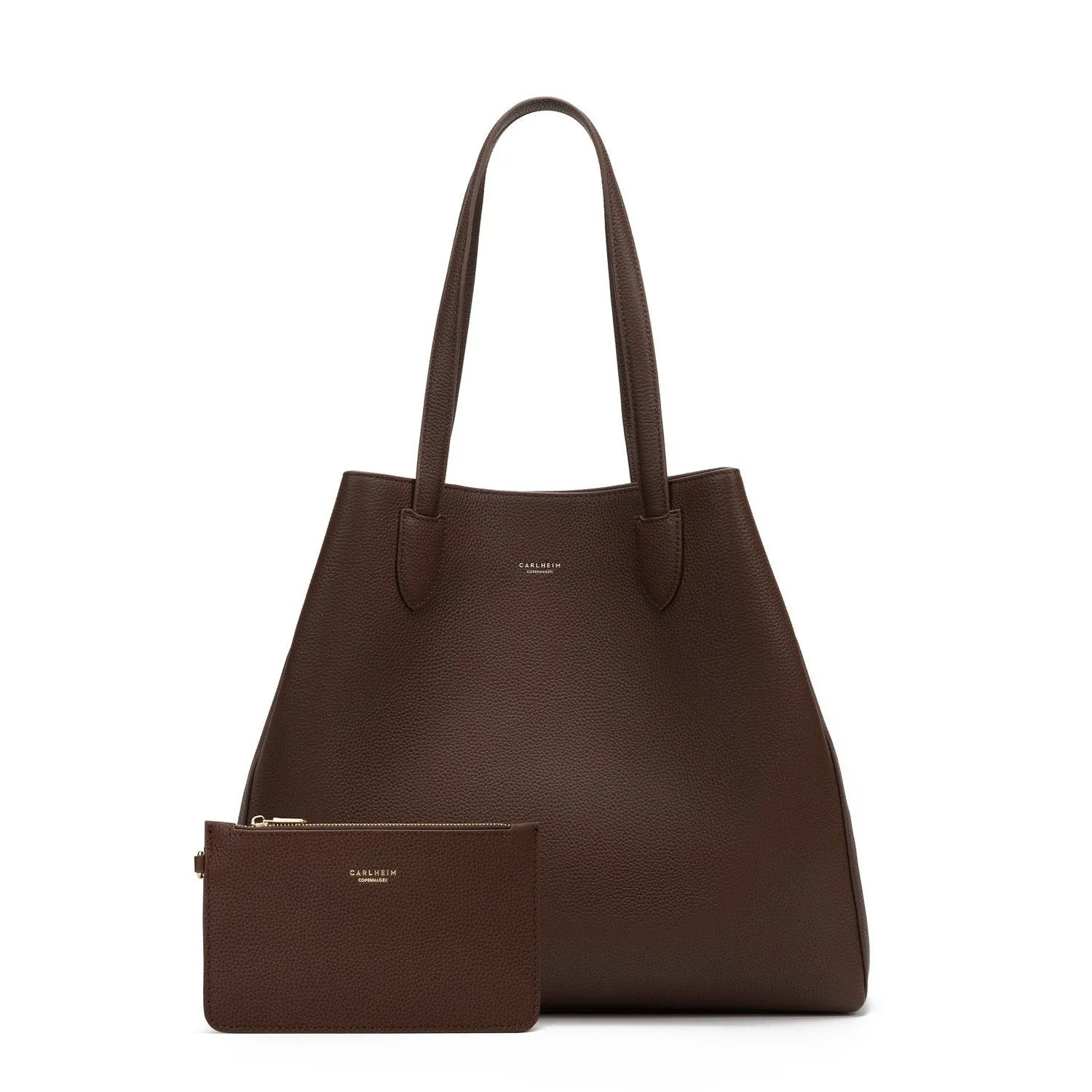 Evelyn Genuine Leather Handbag (Brown)