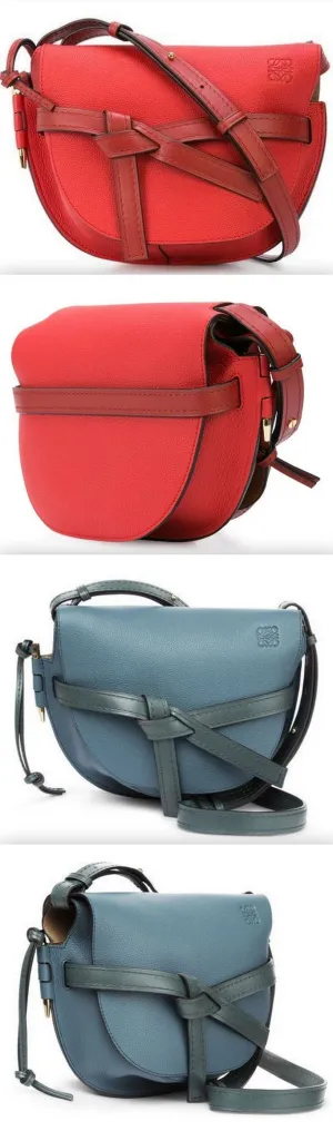 Gate Small Bag - Scarlet Red/Burnt Red or Petroleum Blue/Cypress