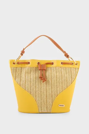 Hobo Hand Bags B15174-Yellow