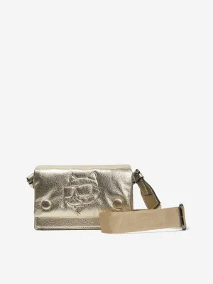 Karl Lagerfeld Girls Choupette Crossbody Bag in Gold