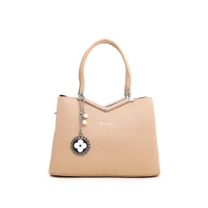 Khaki Formal Hand Bag P35966