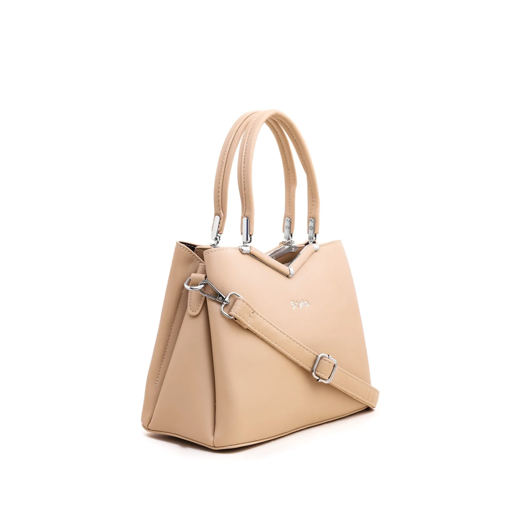 Khaki Formal Hand Bag P35966