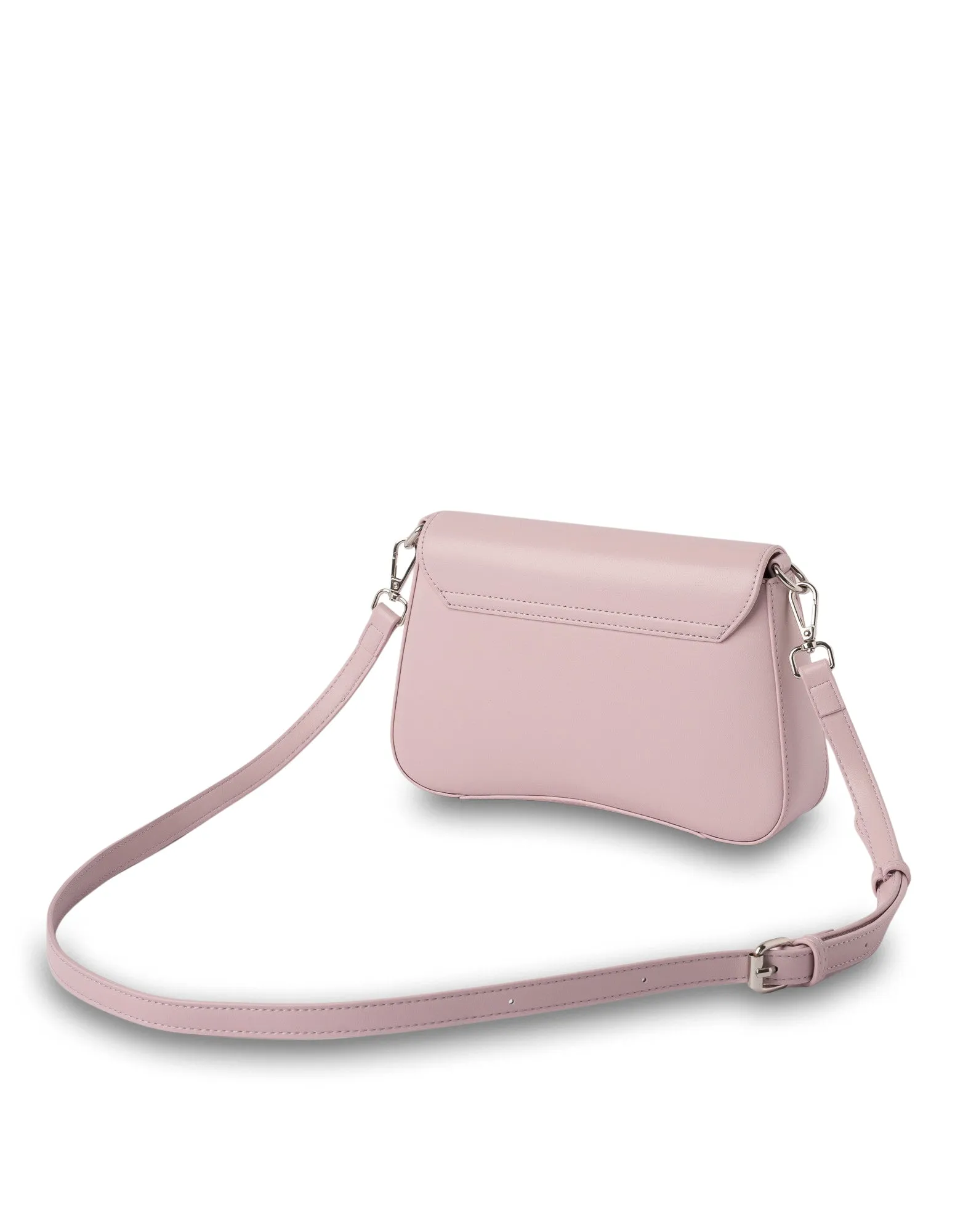 Mocha Zoe Wavy Crossbody Bag - Lilac