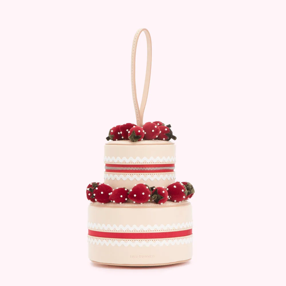 NATURAL VICTORIA SPONGE HANDHELD CLUTCH BAG