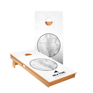 New York State Map Star Cornhole Boards