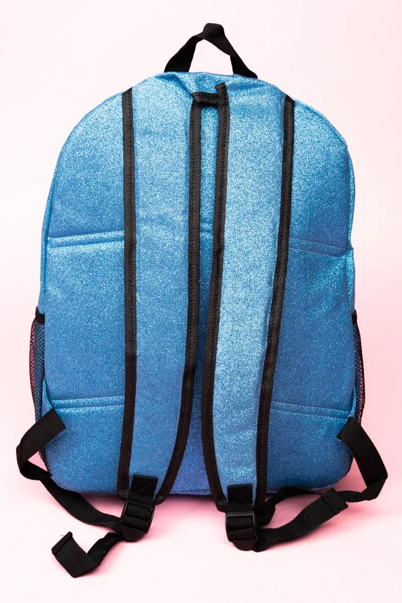 NGIL Turquoise Glitz & Glam Large Backpack