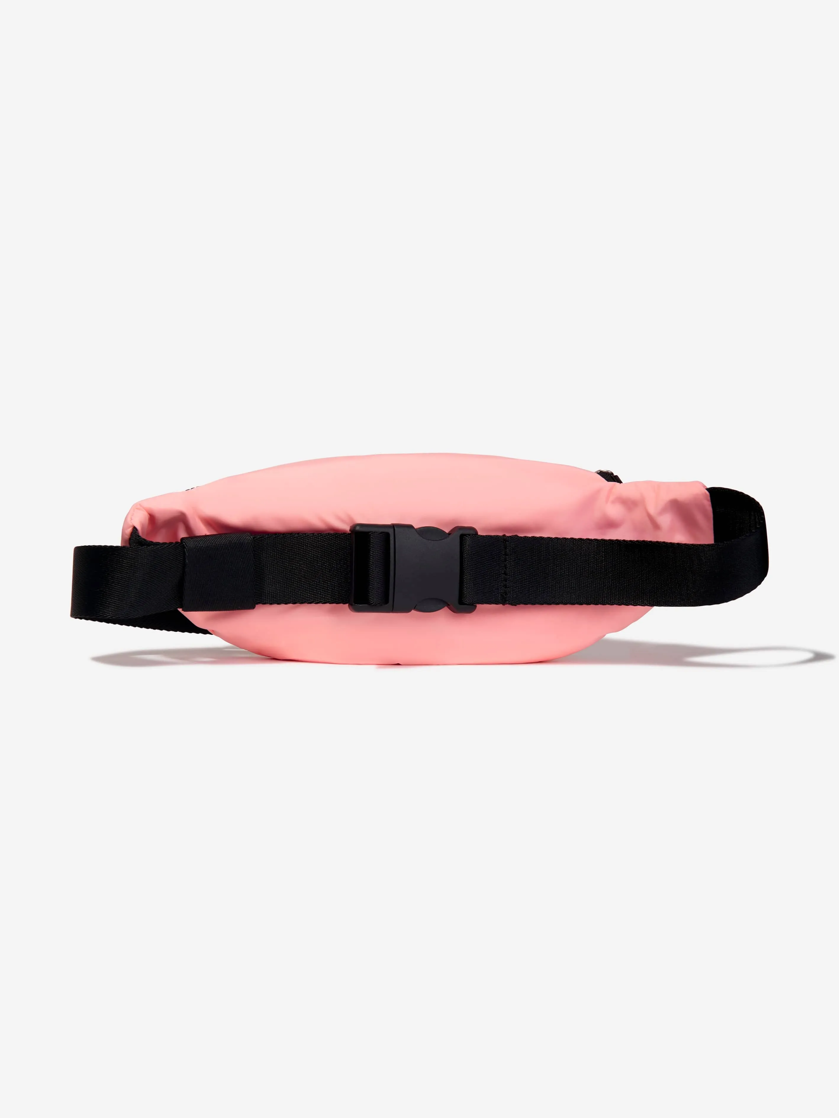 Palm Angels Girls Curved Logo Belt Bag in Pink (23cm)