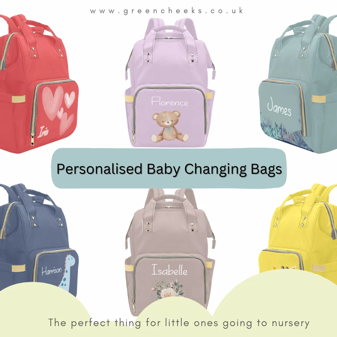 Personalised & Customised - Multi-Function Diaper Backpack/Nappy Bag Rucksack