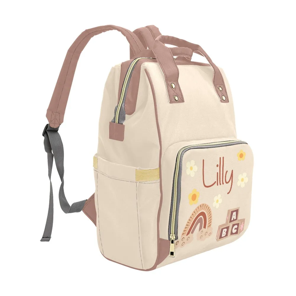 Personalised & Customised - Multi-Function Diaper Backpack/Nappy Bag Rucksack