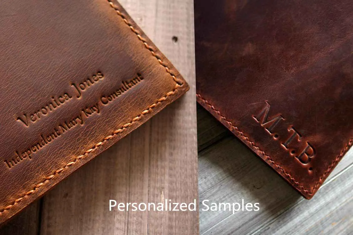 Personalized Leather 15.6 Laptop Case Sleeve