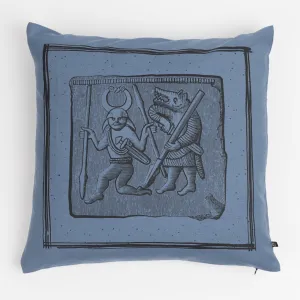 Pillow Cover 4, Torslunda Collection, Blue