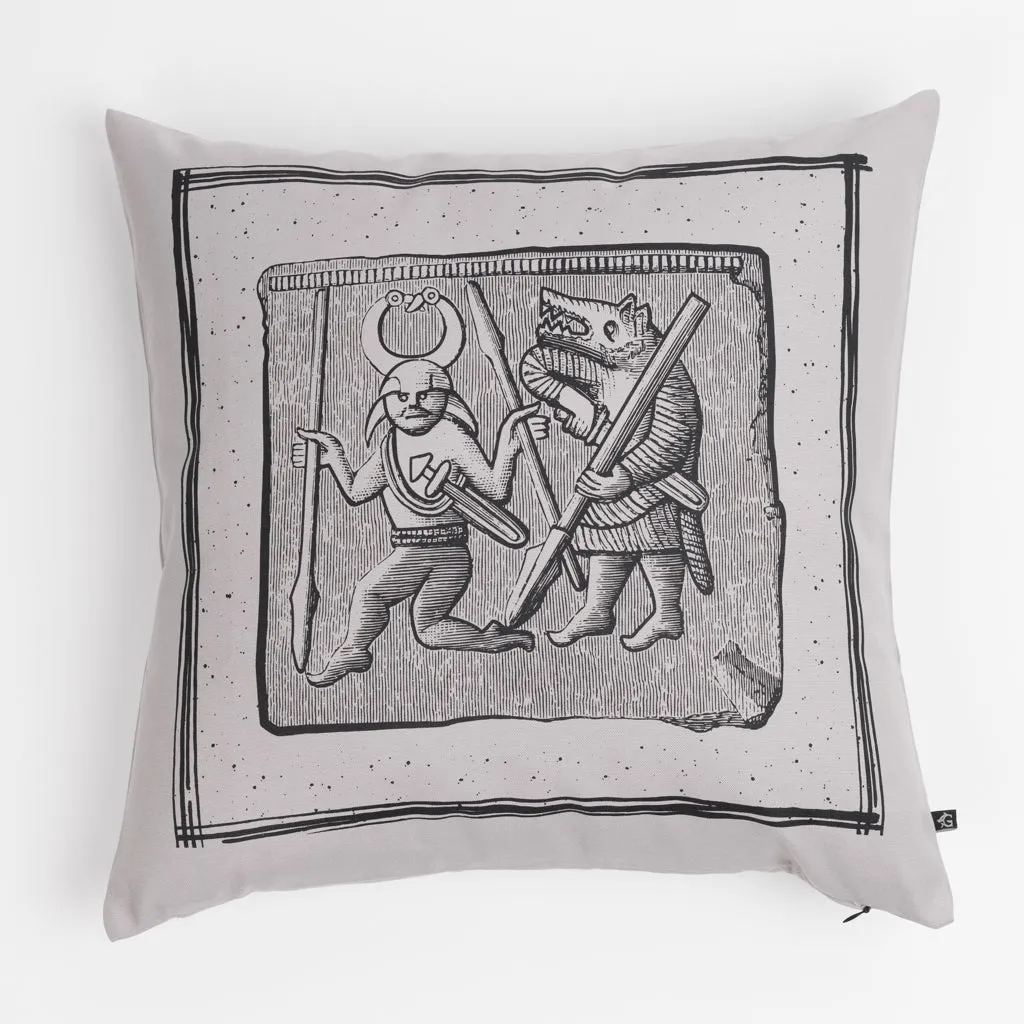 Pillow Cover 4, Torslunda Collection, Grey