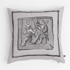 Pillow Cover 4, Torslunda Collection, Grey