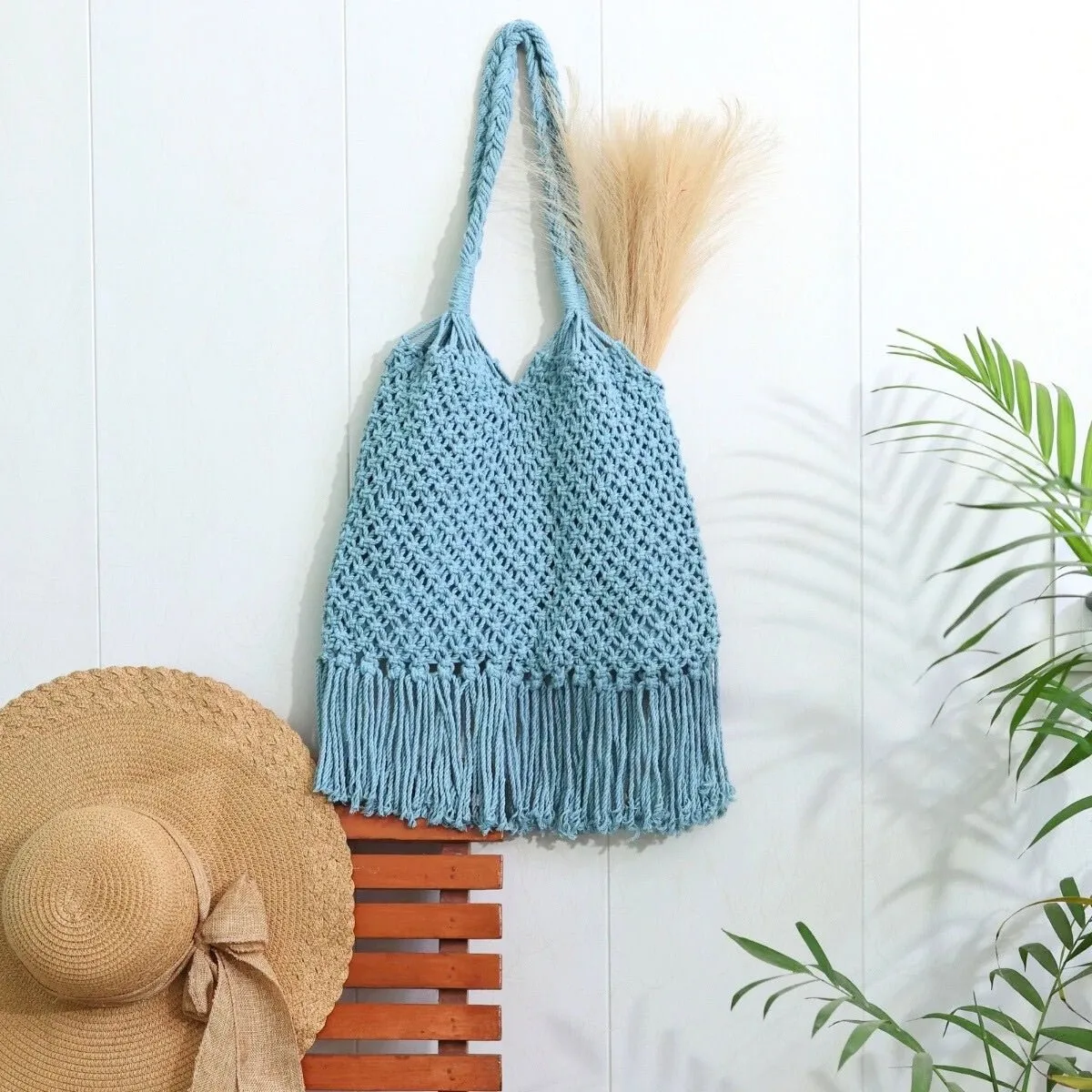 Powder Blue Hobo Bag