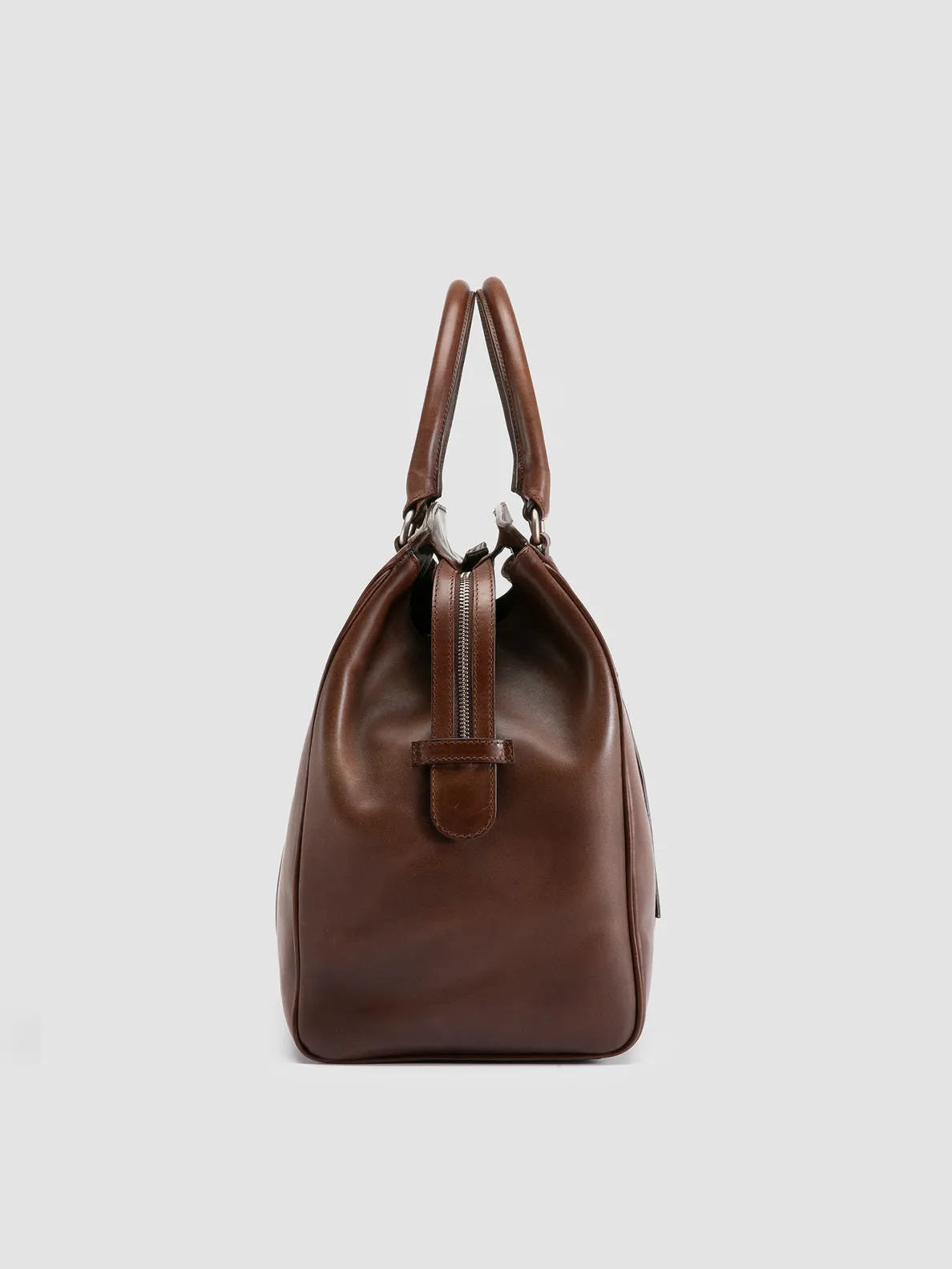 QUENTIN 009 - Brown Leather Bag