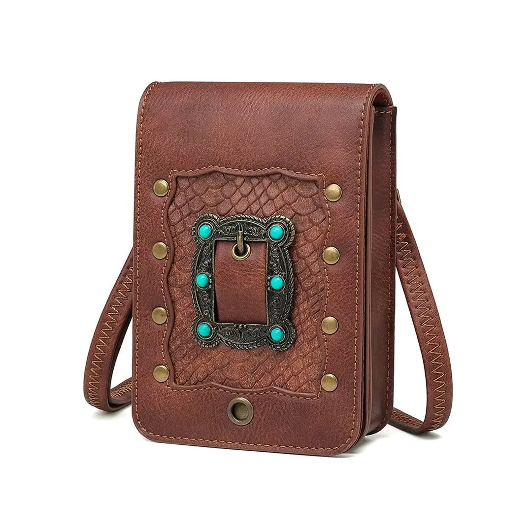 Refined Square Leather Handbag