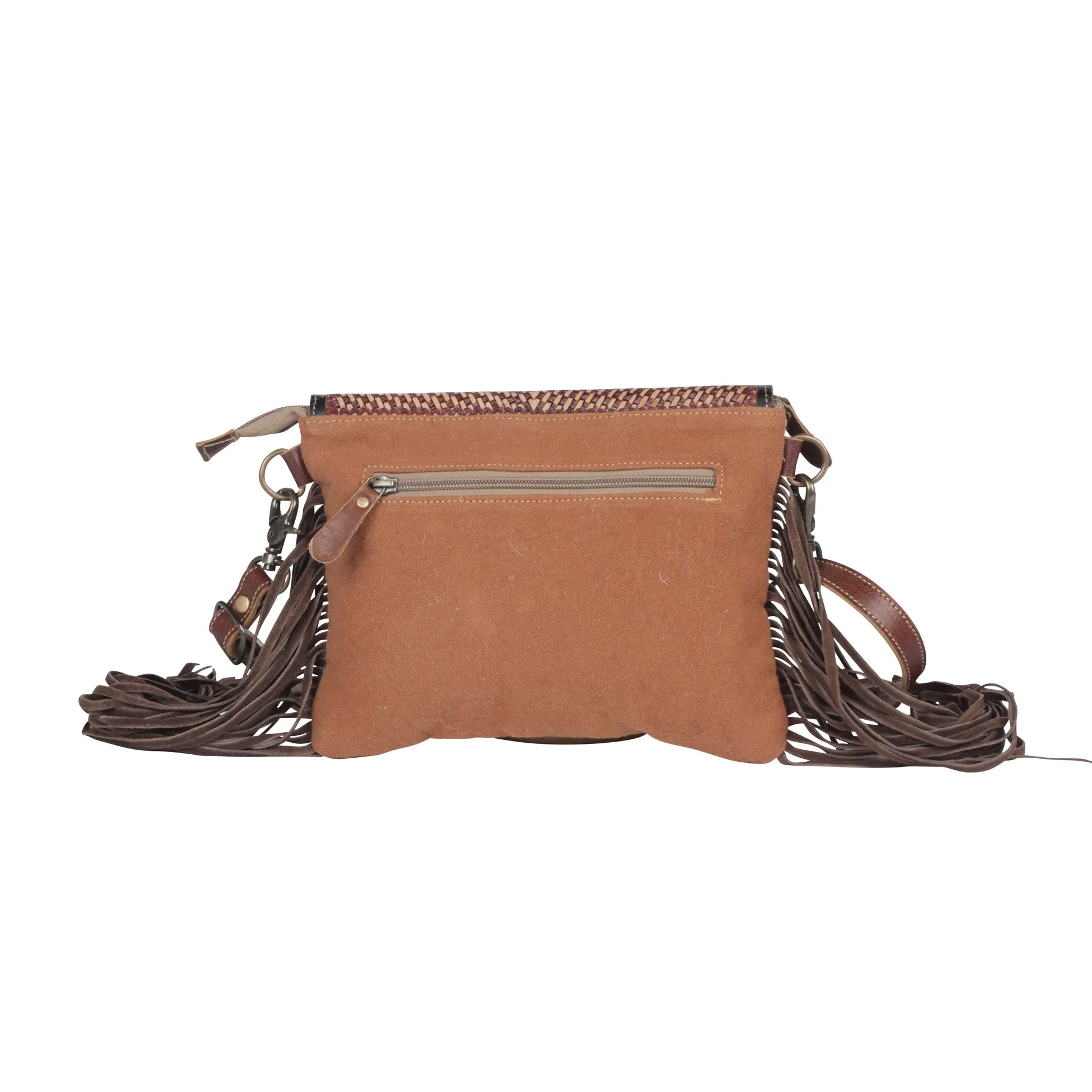 Sandy Rosewood Hand-Tooled Bag