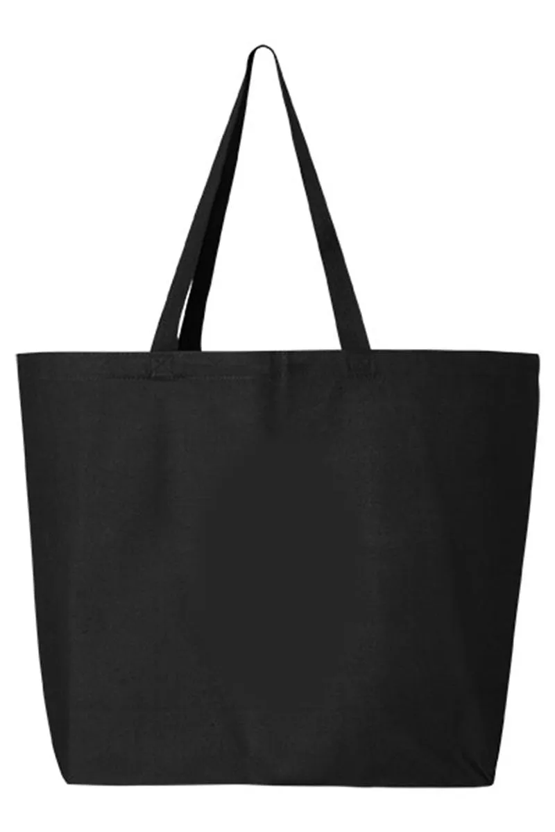 Script So Loved Canvas Jumbo Tote