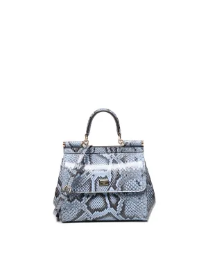 Sicily Snake Print Handbag