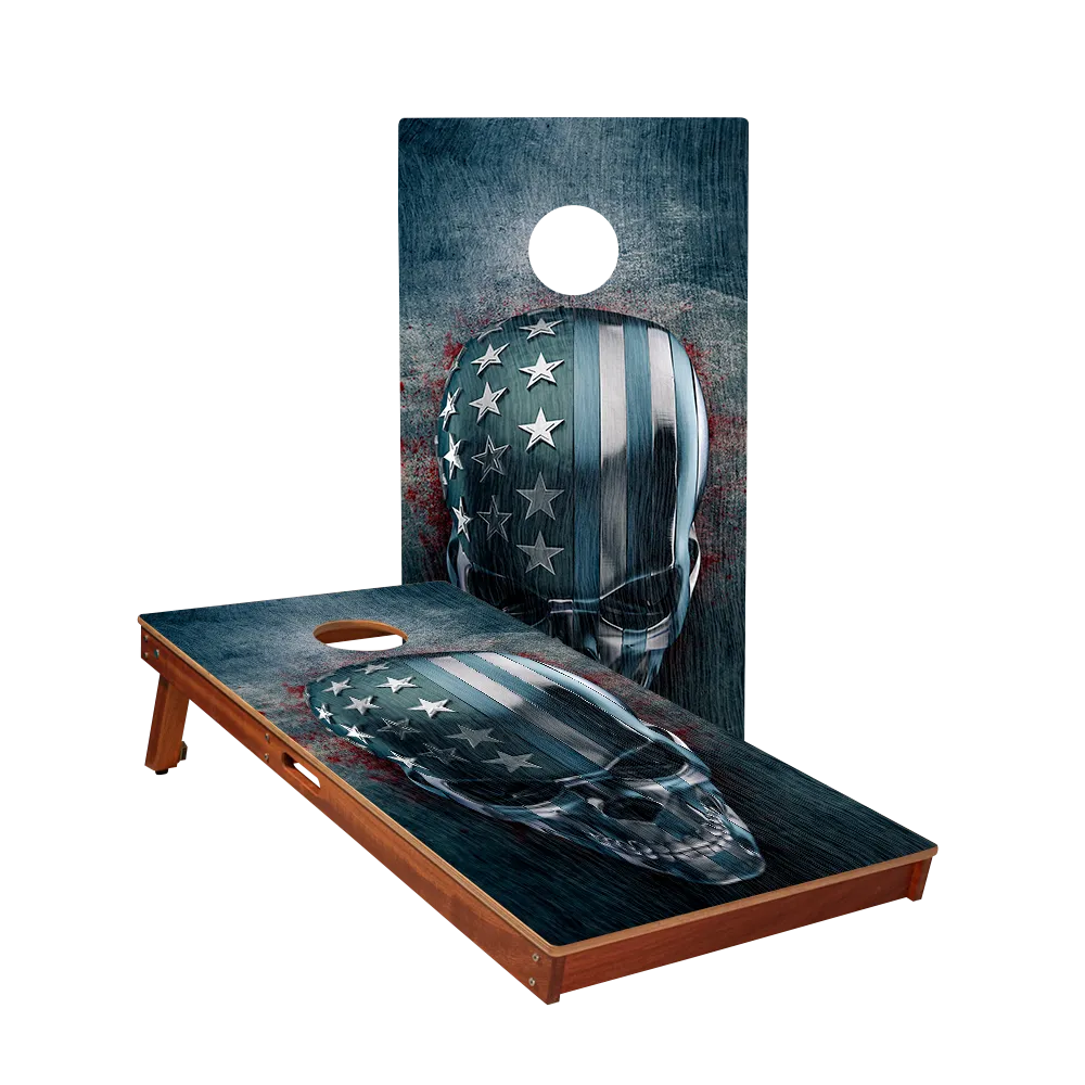 USA Skull Sig Pro Cornhole Boards