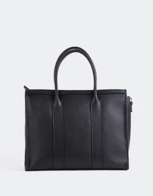 Veena Black Leather