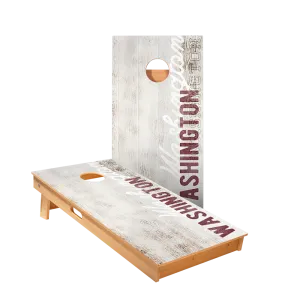 Washington Football Vintage Gameday Star Cornhole Boards