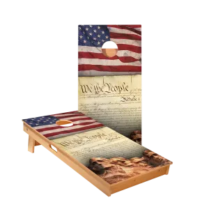 We The People Star Cornhole Boards