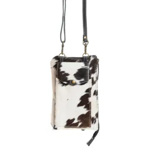 Wild Chic Phone Case Bag in Black & White