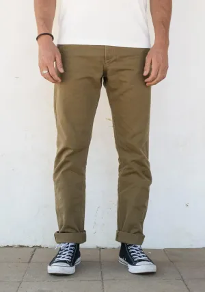 Workers Chino Slim Fit Slub - Tan