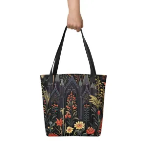 WSH - Gothic Garden - all over print gothic tote bag